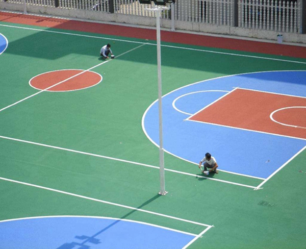 硅PU篮球场